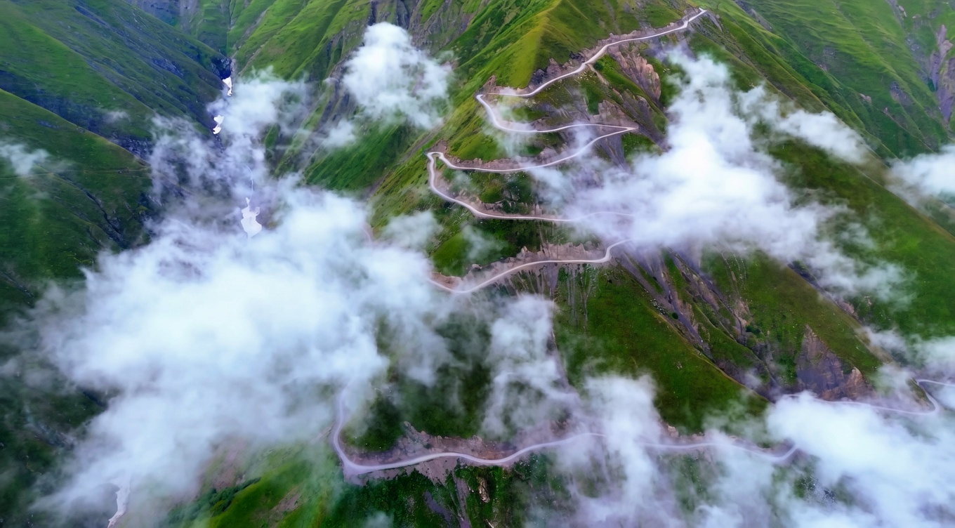 Tusheti mountain landscape